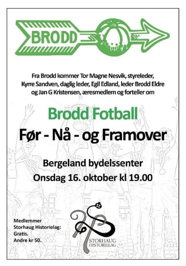 Brodd Fotball, før nå og framover